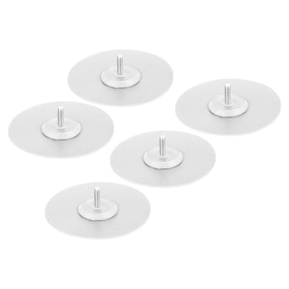 10PCS Strong Adhesive Disc Punch Free Waterproof Silicone Sticky Plate for Handle Clothes Hook Connection V1294-YM0523-3114210119811