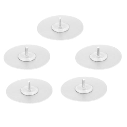 10PCS Strong Adhesive Disc Punch Free Waterproof Silicone Sticky Plate for Handle Clothes Hook Connection V1294-YM0523-3114210119811