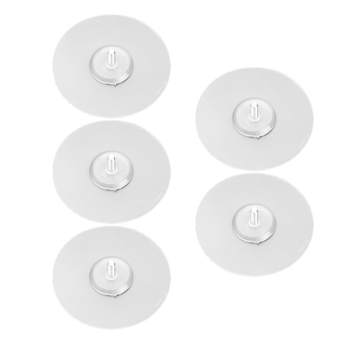 10PCS Strong Adhesive Disc Punch Free Waterproof Silicone Sticky Plate for Handle Clothes Hook Connection V1294-YM0523-3114210119811