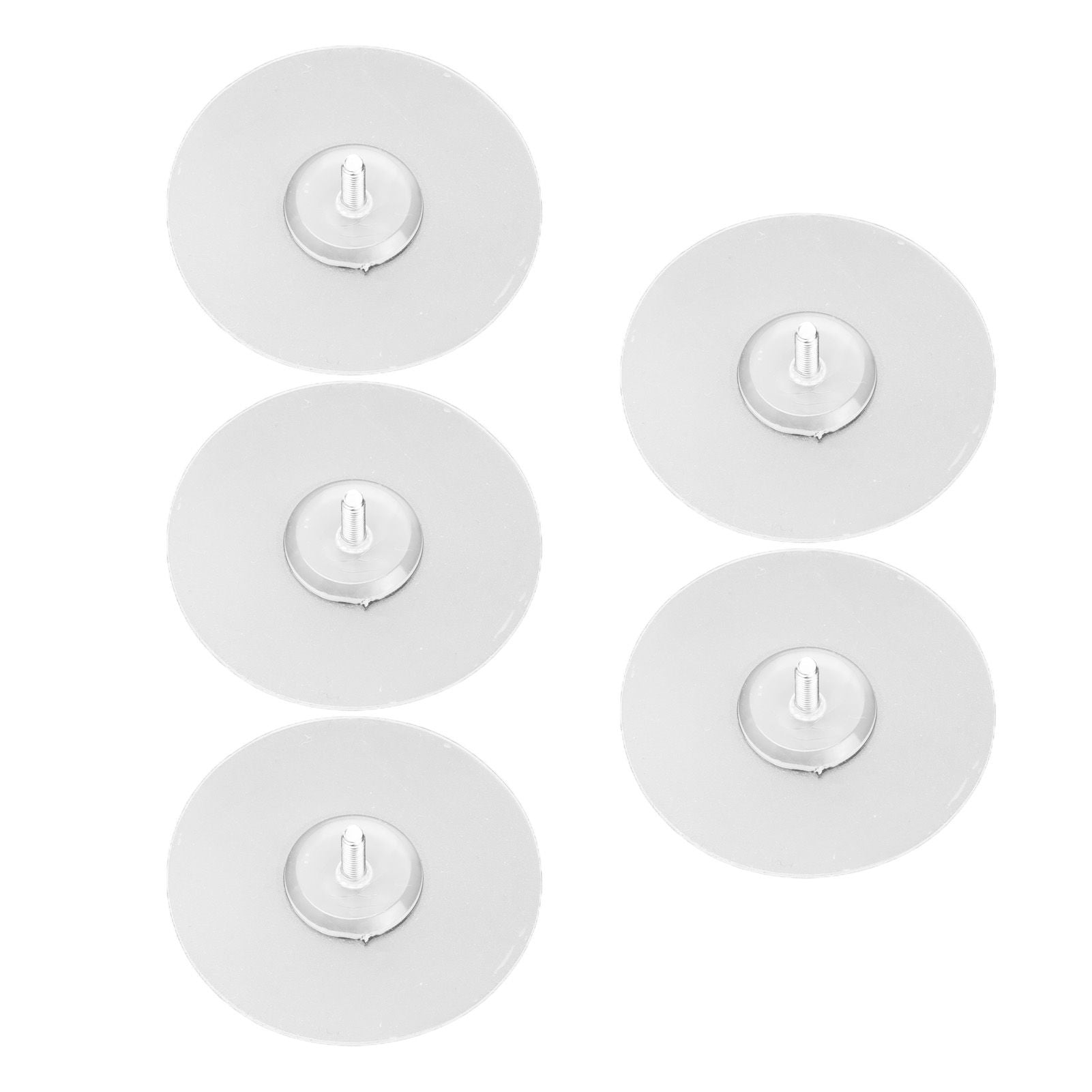 10PCS Strong Adhesive Disc Punch Free Waterproof Silicone Sticky Plate for Handle Clothes Hook Connection V1294-YM0523-3114210119811