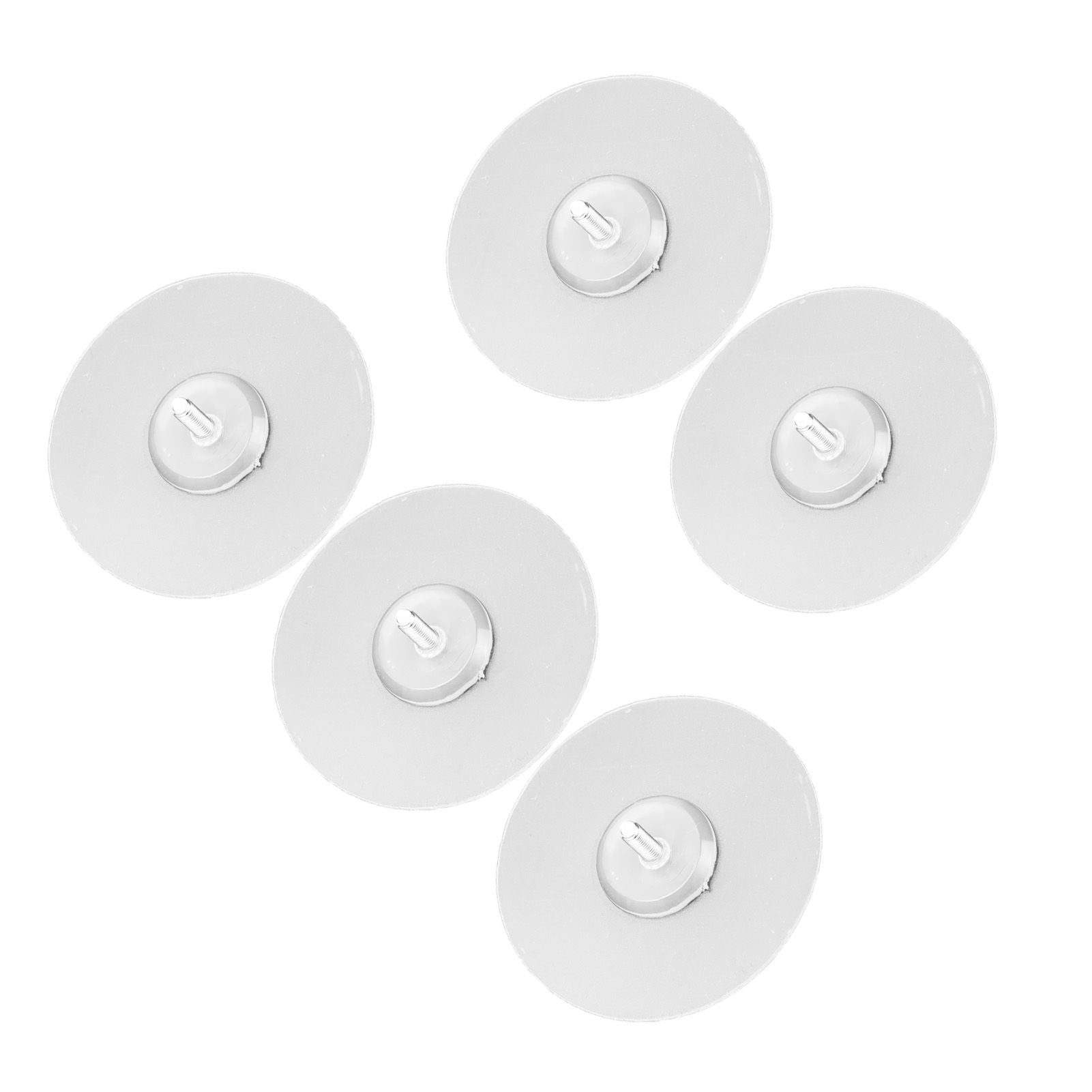 10PCS Strong Adhesive Disc Punch Free Waterproof Silicone Sticky Plate for Handle Clothes Hook Connection V1294-YM0523-3114210119811