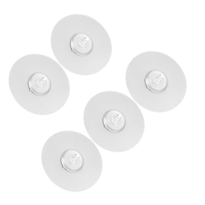10PCS Strong Adhesive Disc Punch Free Waterproof Silicone Sticky Plate for Handle Clothes Hook Connection V1294-YM0523-3114210119811