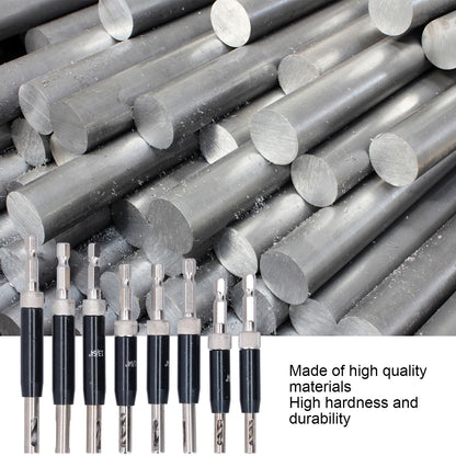 17pcs Hinge Drills Set Self Centering Door Drill Bit Kit with Hex Wrench for Woodworking V1294-YM0523-3114210122711