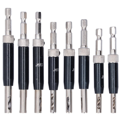17pcs Hinge Drills Set Self Centering Door Drill Bit Kit with Hex Wrench for Woodworking V1294-YM0523-3114210122711
