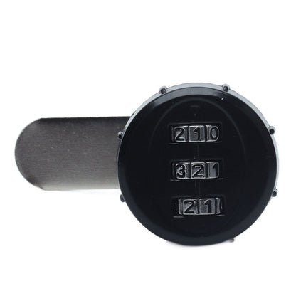 Mechanical Password Cam Lock 3 Digit Combination Camlock for Wardrobe Safe Deposit Box Mailbox V1294-YM0523-3114210123311