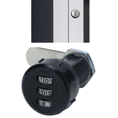 Mechanical Password Cam Lock 3 Digit Combination Camlock for Wardrobe Safe Deposit Box Mailbox V1294-YM0523-3114210123311