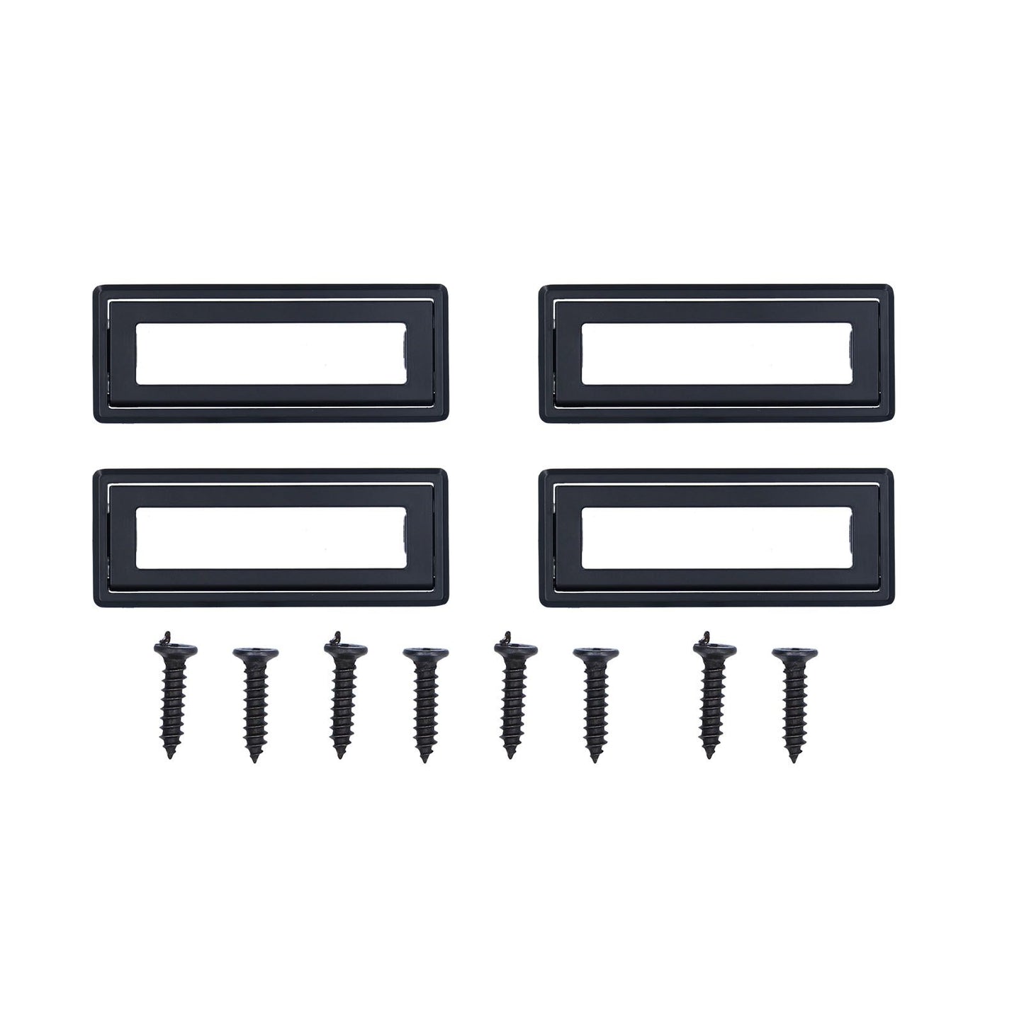 Door Drawer Handle Zinc Alloy Recessed Finger Pulls for Sliding Cabinets Drawers Doors V1294-YM0523-3114210123411