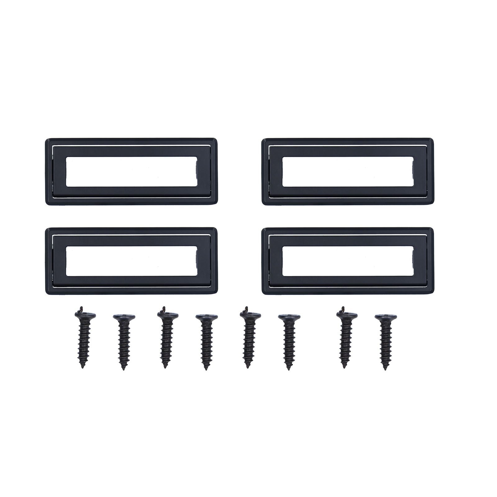 Door Drawer Handle Zinc Alloy Recessed Finger Pulls for Sliding Cabinets Drawers Doors V1294-YM0523-3114210123411
