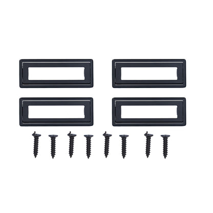 Door Drawer Handle Zinc Alloy Recessed Finger Pulls for Sliding Cabinets Drawers Doors V1294-YM0523-3114210123411