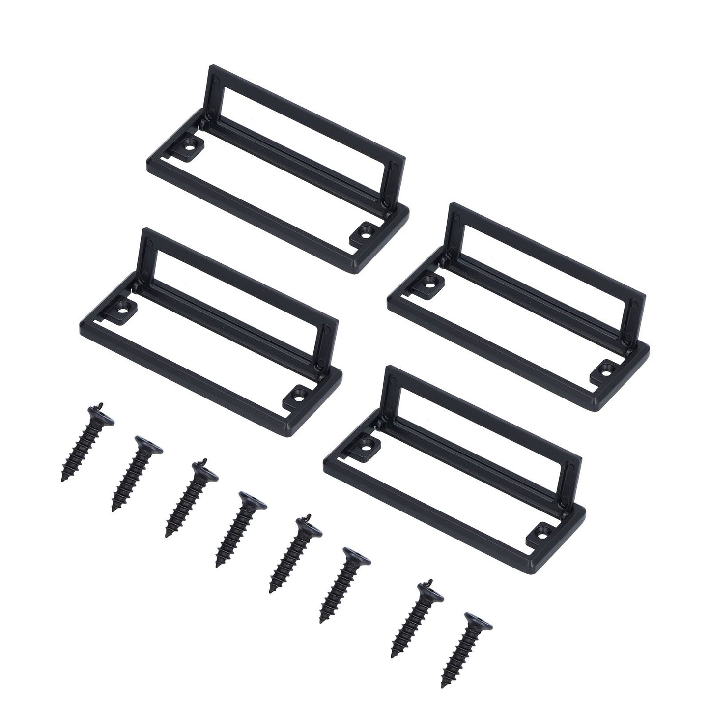 Door Drawer Handle Zinc Alloy Recessed Finger Pulls for Sliding Cabinets Drawers Doors V1294-YM0523-3114210123411