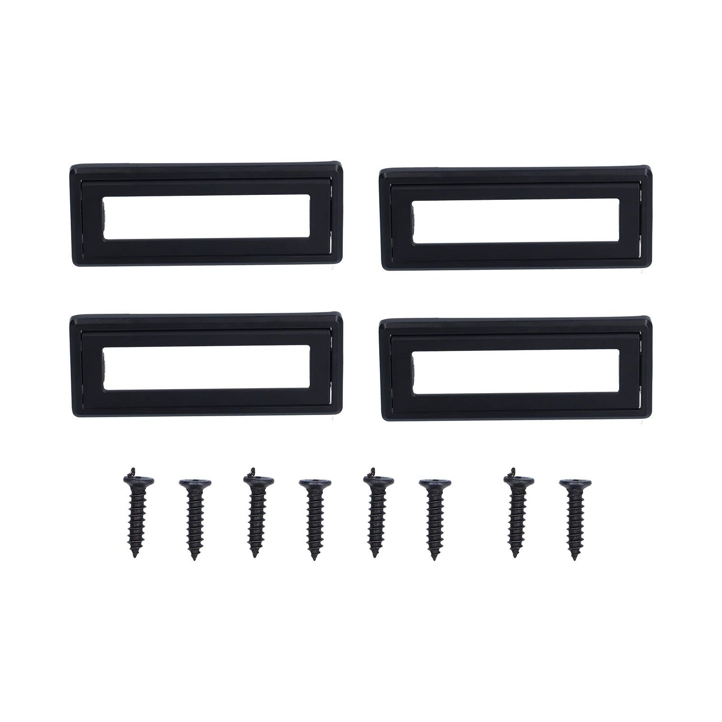 Door Drawer Handle Zinc Alloy Recessed Finger Pulls for Sliding Cabinets Drawers Doors V1294-YM0523-3114210123411