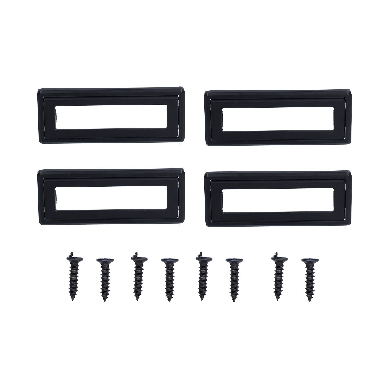 Door Drawer Handle Zinc Alloy Recessed Finger Pulls for Sliding Cabinets Drawers Doors V1294-YM0523-3114210123411