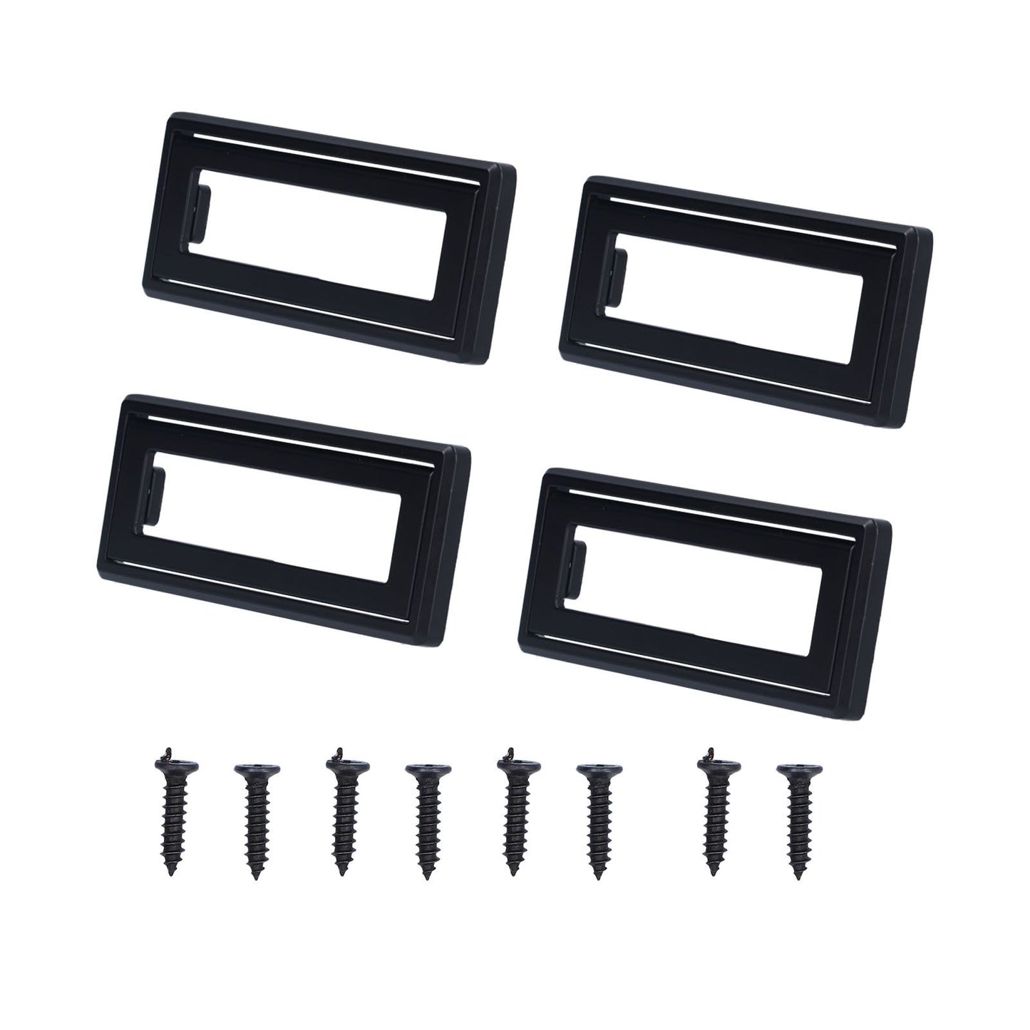 Door Drawer Handle Zinc Alloy Recessed Finger Pulls for Sliding Cabinets Drawers Doors V1294-YM0523-3114210123411