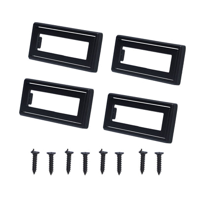 Door Drawer Handle Zinc Alloy Recessed Finger Pulls for Sliding Cabinets Drawers Doors V1294-YM0523-3114210123411