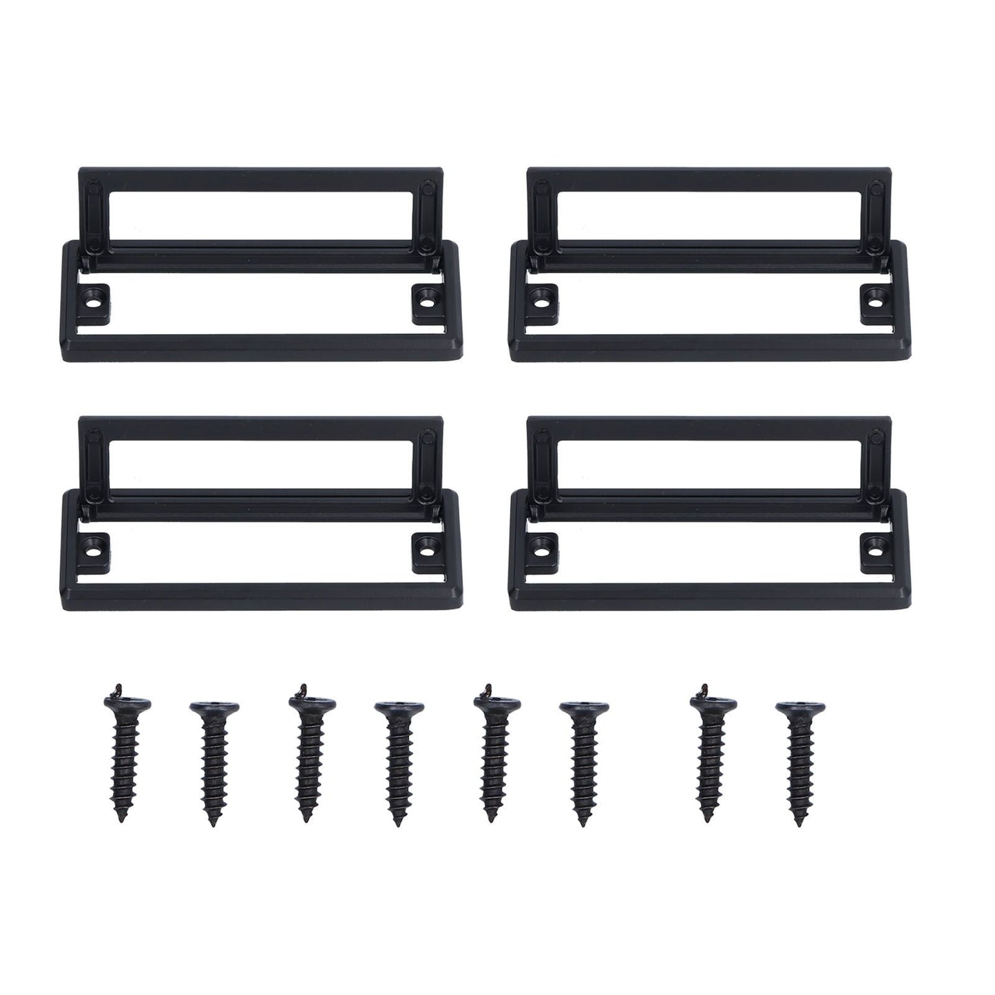 Door Drawer Handle Zinc Alloy Recessed Finger Pulls for Sliding Cabinets Drawers Doors V1294-YM0523-3114210123411