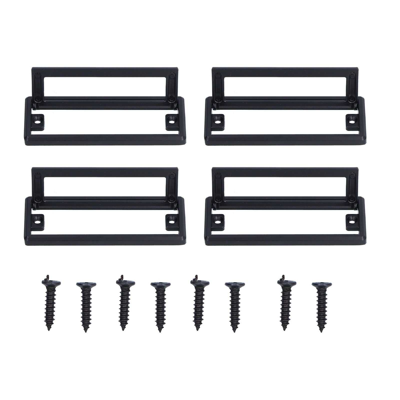 Door Drawer Handle Zinc Alloy Recessed Finger Pulls for Sliding Cabinets Drawers Doors V1294-YM0523-3114210123411