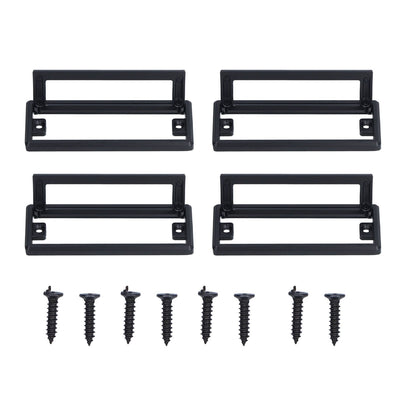 Door Drawer Handle Zinc Alloy Recessed Finger Pulls for Sliding Cabinets Drawers Doors V1294-YM0523-3114210123411