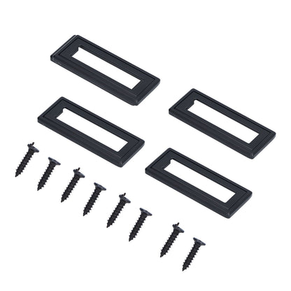 Door Drawer Handle Zinc Alloy Recessed Finger Pulls for Sliding Cabinets Drawers Doors V1294-YM0523-3114210123411