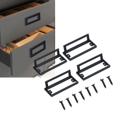 Door Drawer Handle Zinc Alloy Recessed Finger Pulls for Sliding Cabinets Drawers Doors V1294-YM0523-3114210123411