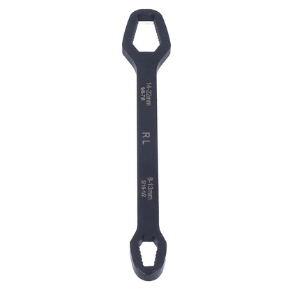 Multifunctional Self Tightening Universal Wrench 8-22mm High Hardness Double Ended WrenchBlack V1294-YM0523-3114210123911