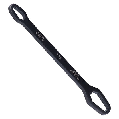 Multifunctional Self Tightening Universal Wrench 8-22mm High Hardness Double Ended WrenchBlack V1294-YM0523-3114210123911