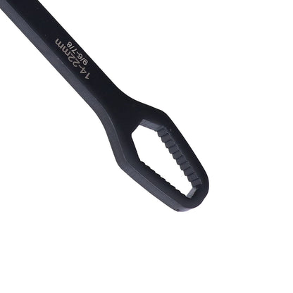 Multifunctional Self Tightening Universal Wrench 8-22mm High Hardness Double Ended WrenchBlack V1294-YM0523-3114210123911