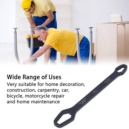 Multifunctional Self Tightening Universal Wrench 8-22mm High Hardness Double Ended WrenchBlack V1294-YM0523-3114210123911