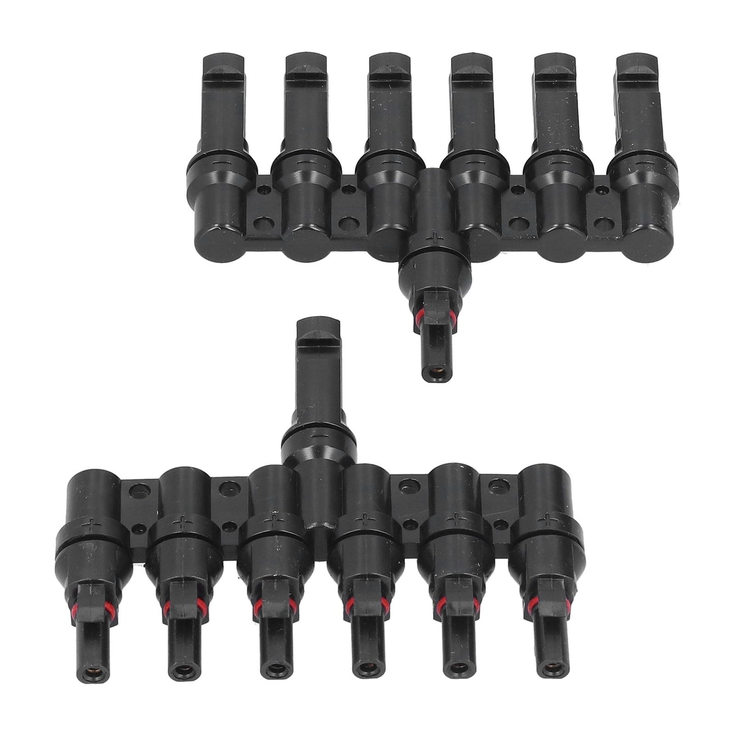 1 to 6 Branch Connector 6 Way Solar Panel Branch Connector Waterproof Male Female Cable Connector V1294-YM0523-3114210129311