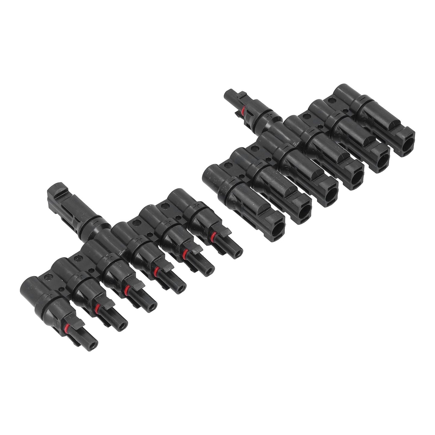 1 to 6 Branch Connector 6 Way Solar Panel Branch Connector Waterproof Male Female Cable Connector V1294-YM0523-3114210129311