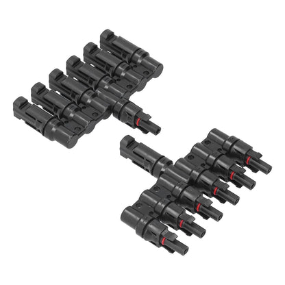 1 to 6 Branch Connector 6 Way Solar Panel Branch Connector Waterproof Male Female Cable Connector V1294-YM0523-3114210129311