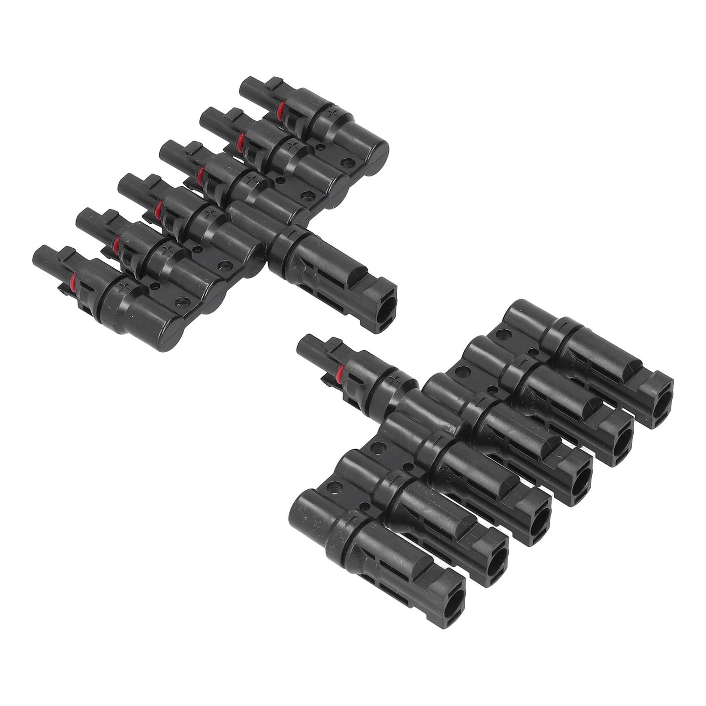 1 to 6 Branch Connector 6 Way Solar Panel Branch Connector Waterproof Male Female Cable Connector V1294-YM0523-3114210129311