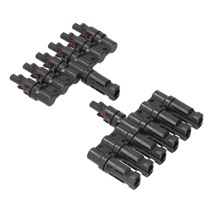 1 to 6 Branch Connector 6 Way Solar Panel Branch Connector Waterproof Male Female Cable Connector V1294-YM0523-3114210129311
