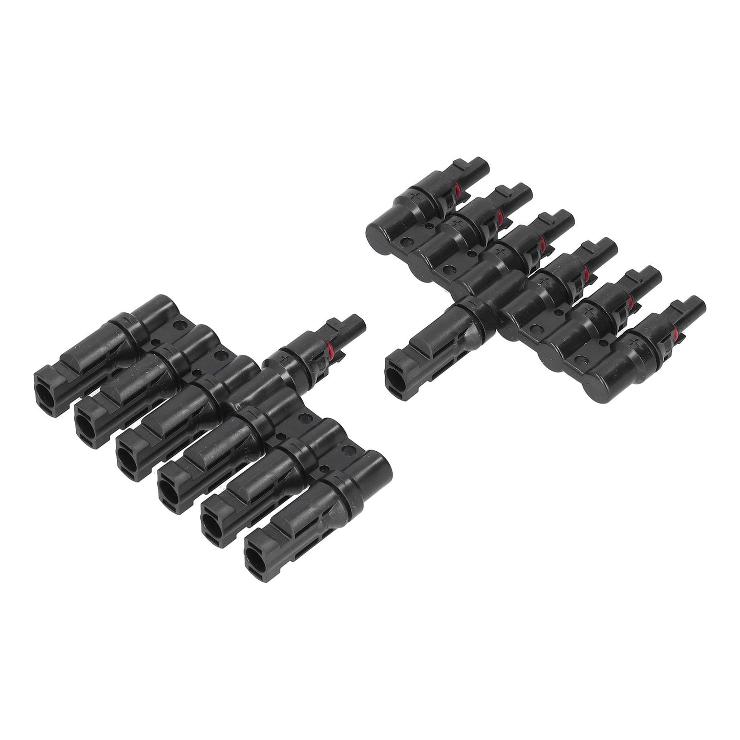 1 to 6 Branch Connector 6 Way Solar Panel Branch Connector Waterproof Male Female Cable Connector V1294-YM0523-3114210129311