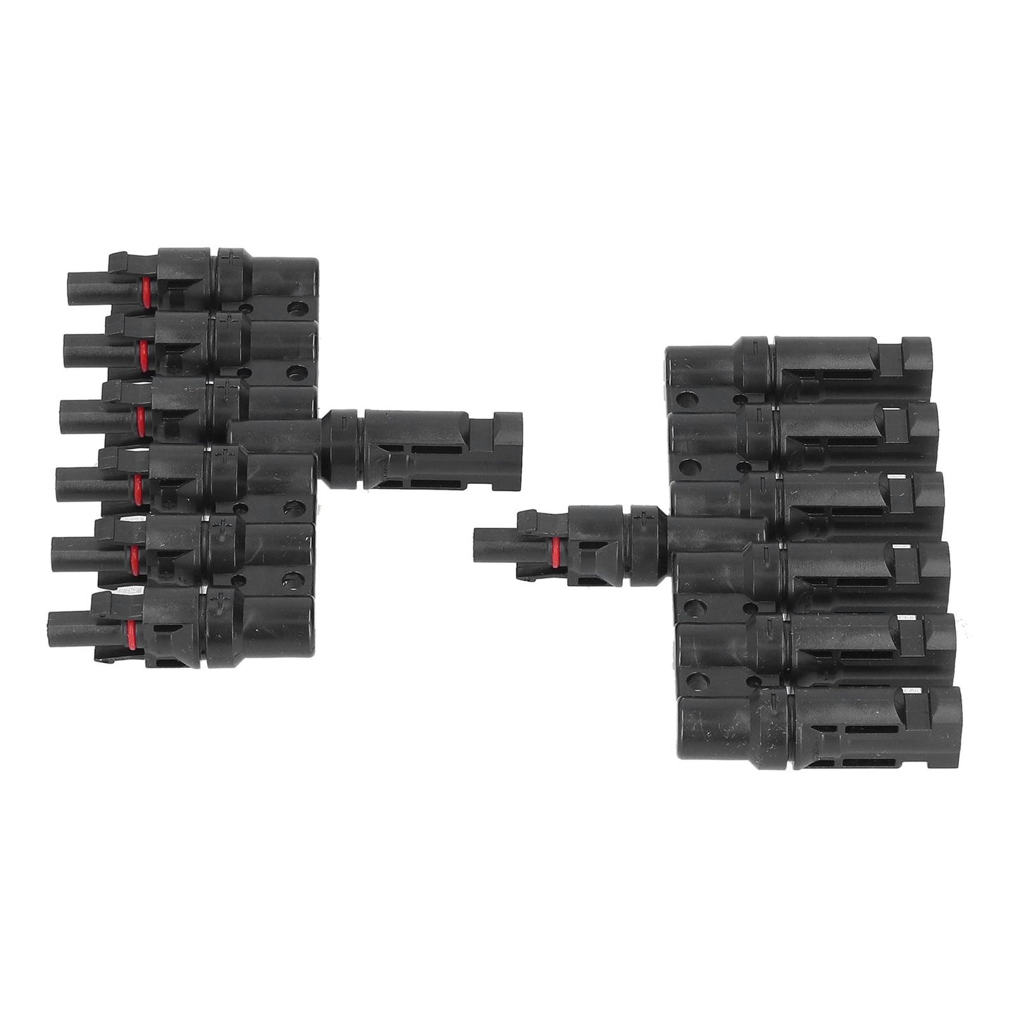 1 to 6 Branch Connector 6 Way Solar Panel Branch Connector Waterproof Male Female Cable Connector V1294-YM0523-3114210129311