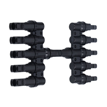 1 to 5 Branch Connector 5 Way Solar Panel Cable Branch Connector IP67 Waterproof Male Female Connector V1294-YM0523-3114210129411