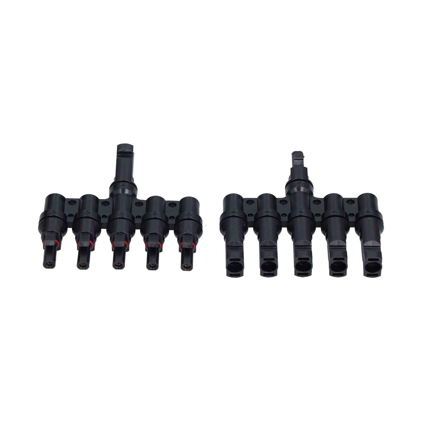 1 to 5 Branch Connector 5 Way Solar Panel Cable Branch Connector IP67 Waterproof Male Female Connector V1294-YM0523-3114210129411