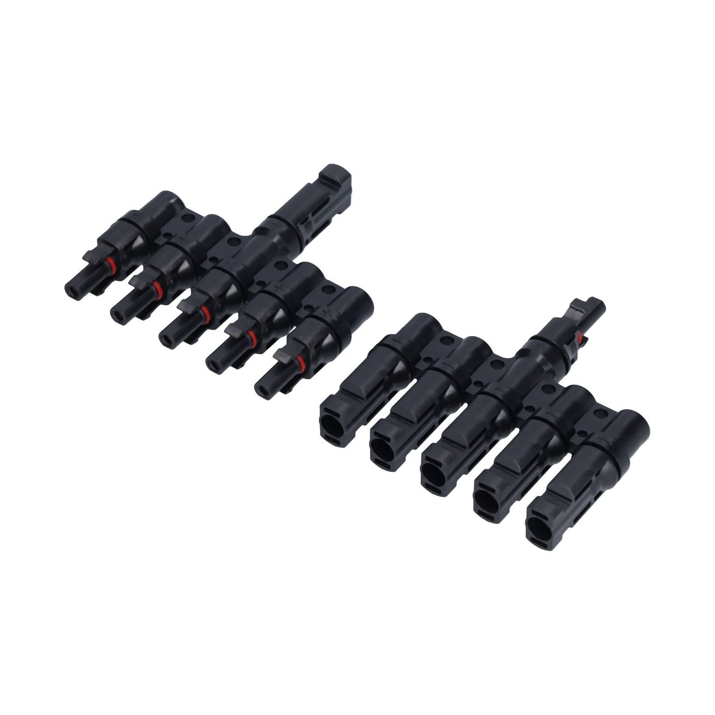 1 to 5 Branch Connector 5 Way Solar Panel Cable Branch Connector IP67 Waterproof Male Female Connector V1294-YM0523-3114210129411