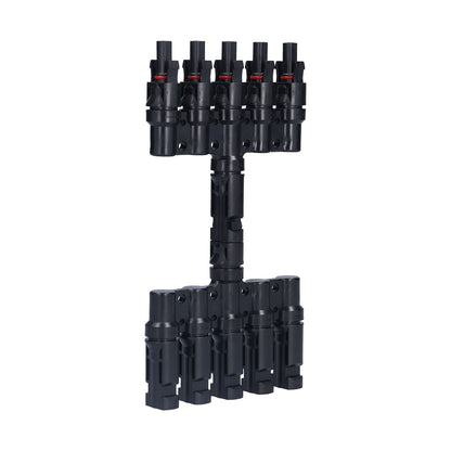 1 to 5 Branch Connector 5 Way Solar Panel Cable Branch Connector IP67 Waterproof Male Female Connector V1294-YM0523-3114210129411