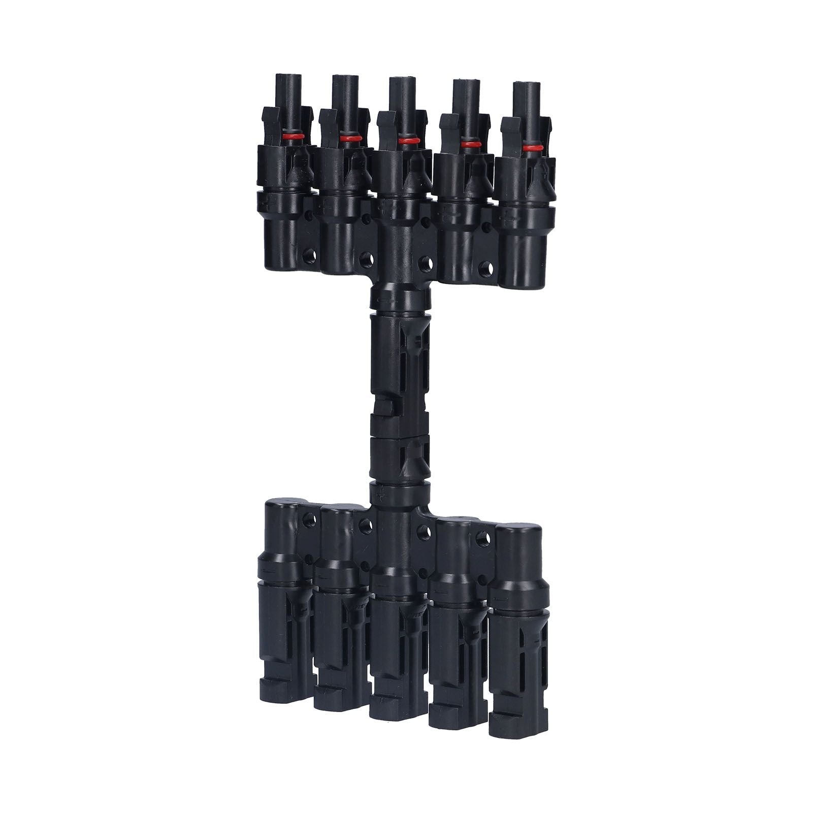 1 to 5 Branch Connector 5 Way Solar Panel Cable Branch Connector IP67 Waterproof Male Female Connector V1294-YM0523-3114210129411