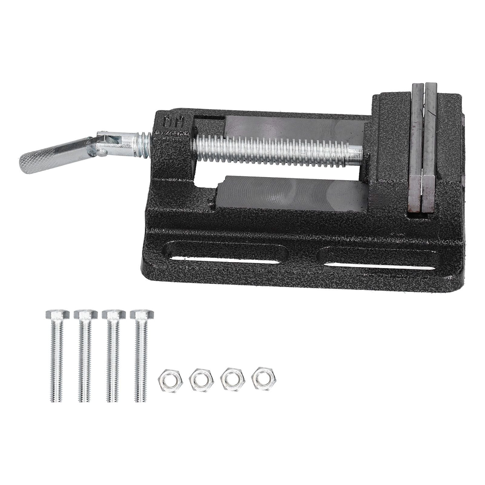 Flat Drill Press Vise American Style Accurate Mini Bench Vise for Home Mechanical Maintenance V1294-YM0523-3114210130311