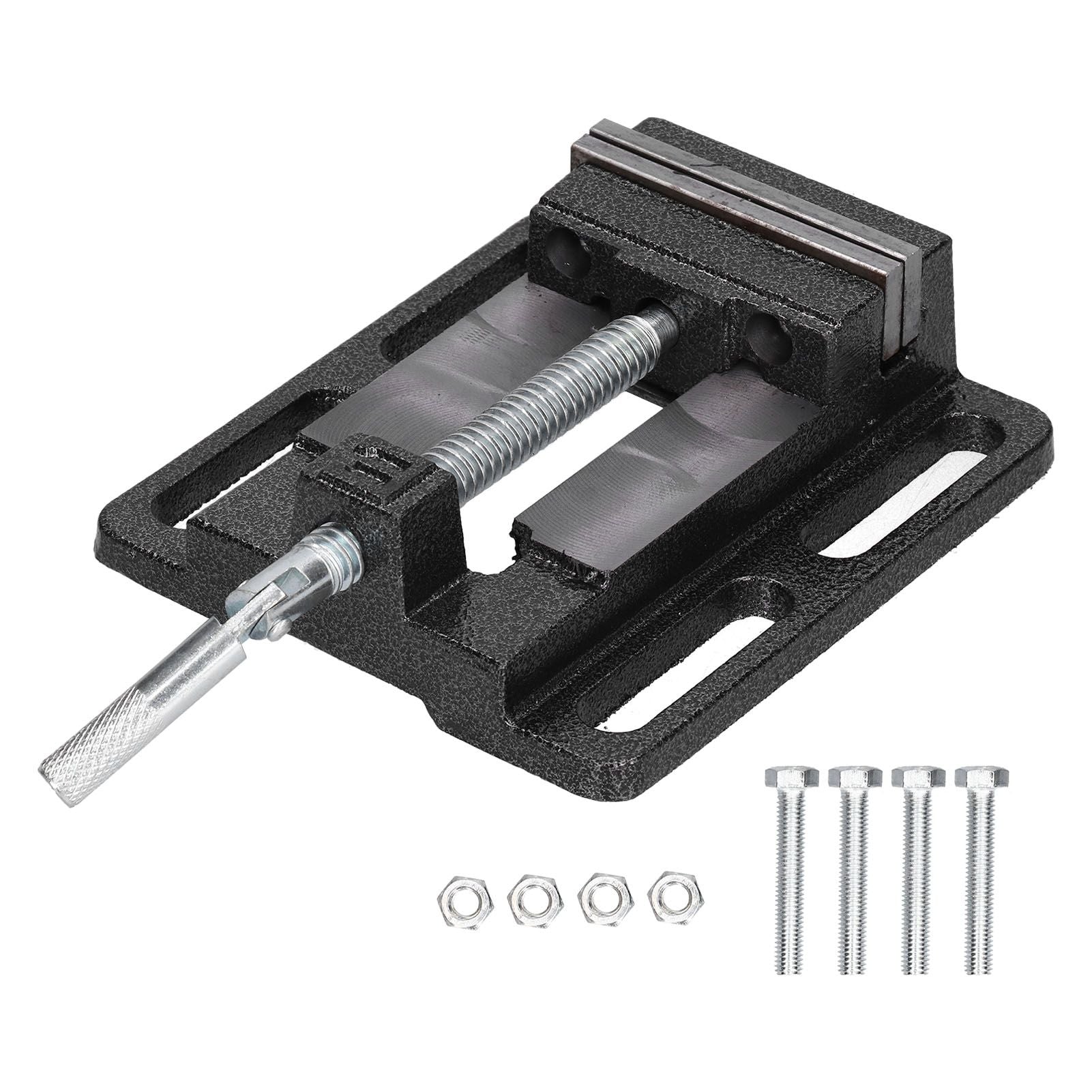 Flat Drill Press Vise American Style Accurate Mini Bench Vise for Home Mechanical Maintenance V1294-YM0523-3114210130311