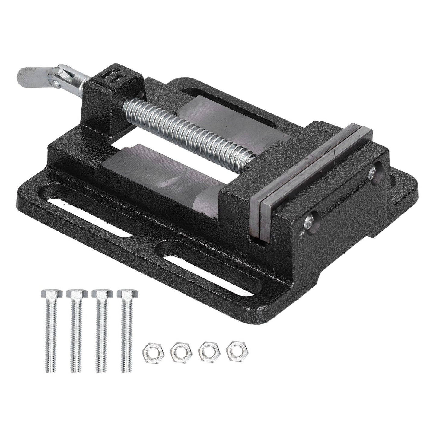 Flat Drill Press Vise American Style Accurate Mini Bench Vise for Home Mechanical Maintenance V1294-YM0523-3114210130311
