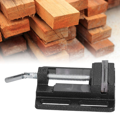 Flat Drill Press Vise American Style Accurate Mini Bench Vise for Home Mechanical Maintenance V1294-YM0523-3114210130311