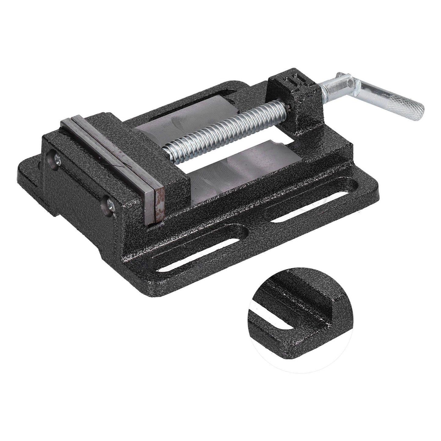 Flat Drill Press Vise American Style Accurate Mini Bench Vise for Home Mechanical Maintenance V1294-YM0523-3114210130311