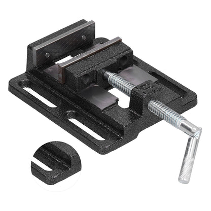 Flat Drill Press Vise American Style Accurate Mini Bench Vise for Home Mechanical Maintenance V1294-YM0523-3114210130311
