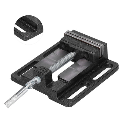 Flat Drill Press Vise American Style Accurate Mini Bench Vise for Home Mechanical Maintenance V1294-YM0523-3114210130311