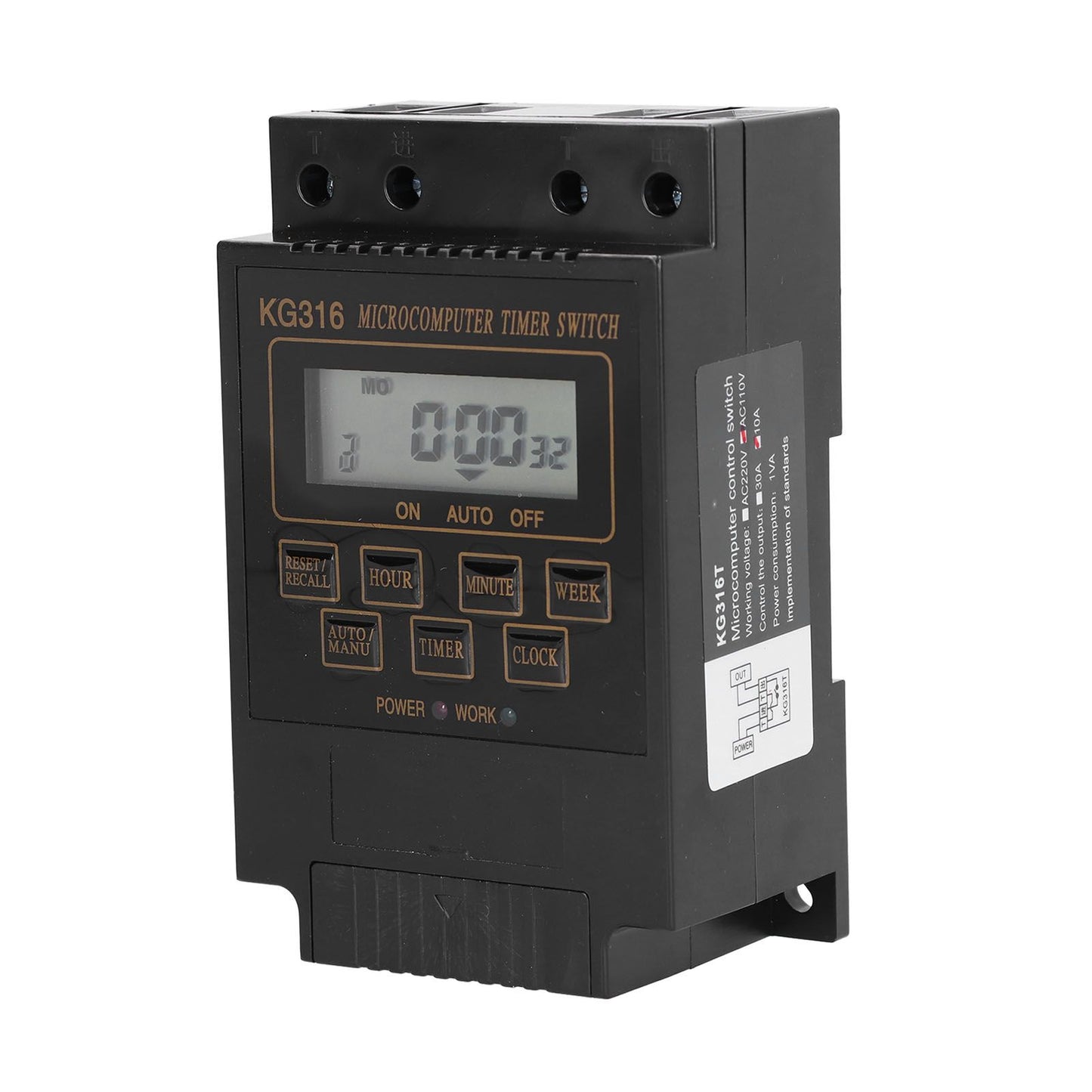 110V Timer Switch Kg316t Automatic Timing Controller 10A for Outdoor Street Lamp Power V1294-YM0523-3114210130811