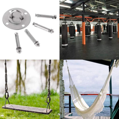 Yoga Hammock Hook Stainless Steel Swing Hook Punch Bag Ceiling Hook with Expansion Bolt for Gym V1294-YM0523-3114210131211