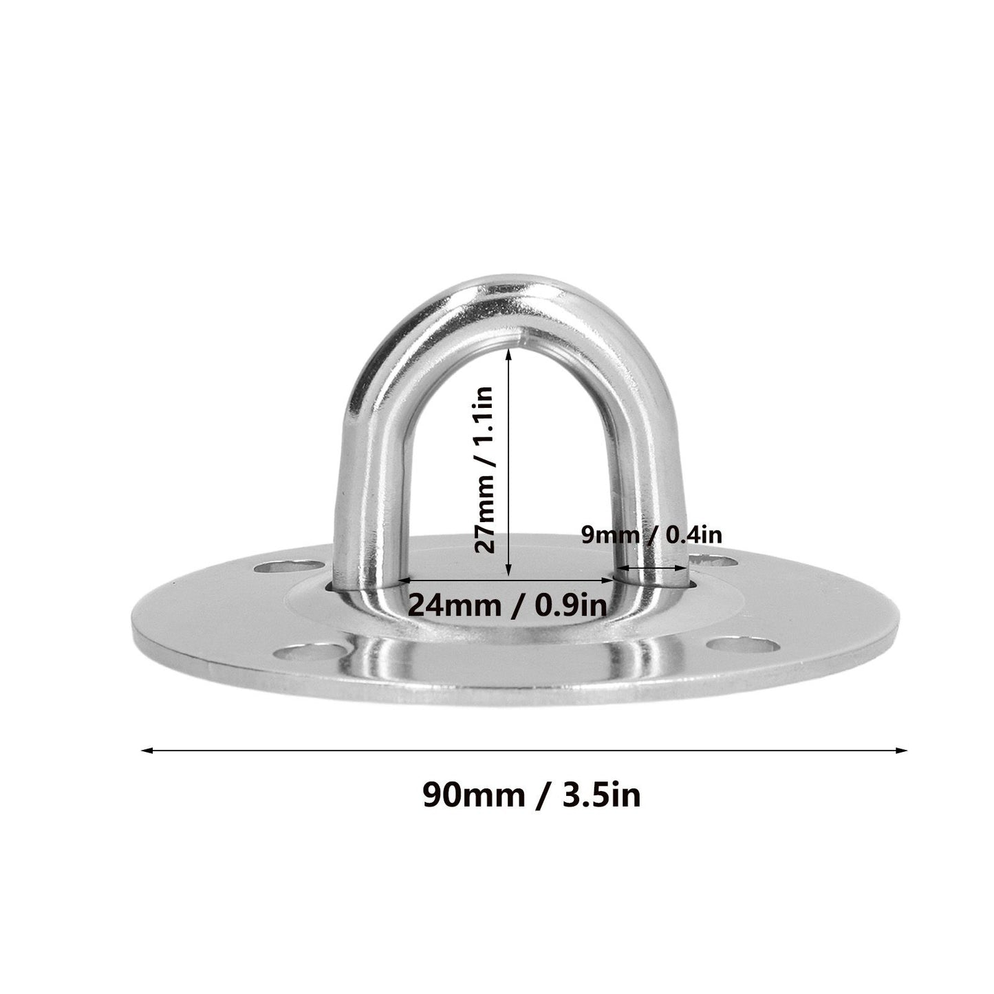 Yoga Hammock Hook Stainless Steel Swing Hook Punch Bag Ceiling Hook with Expansion Bolt for Gym V1294-YM0523-3114210131211