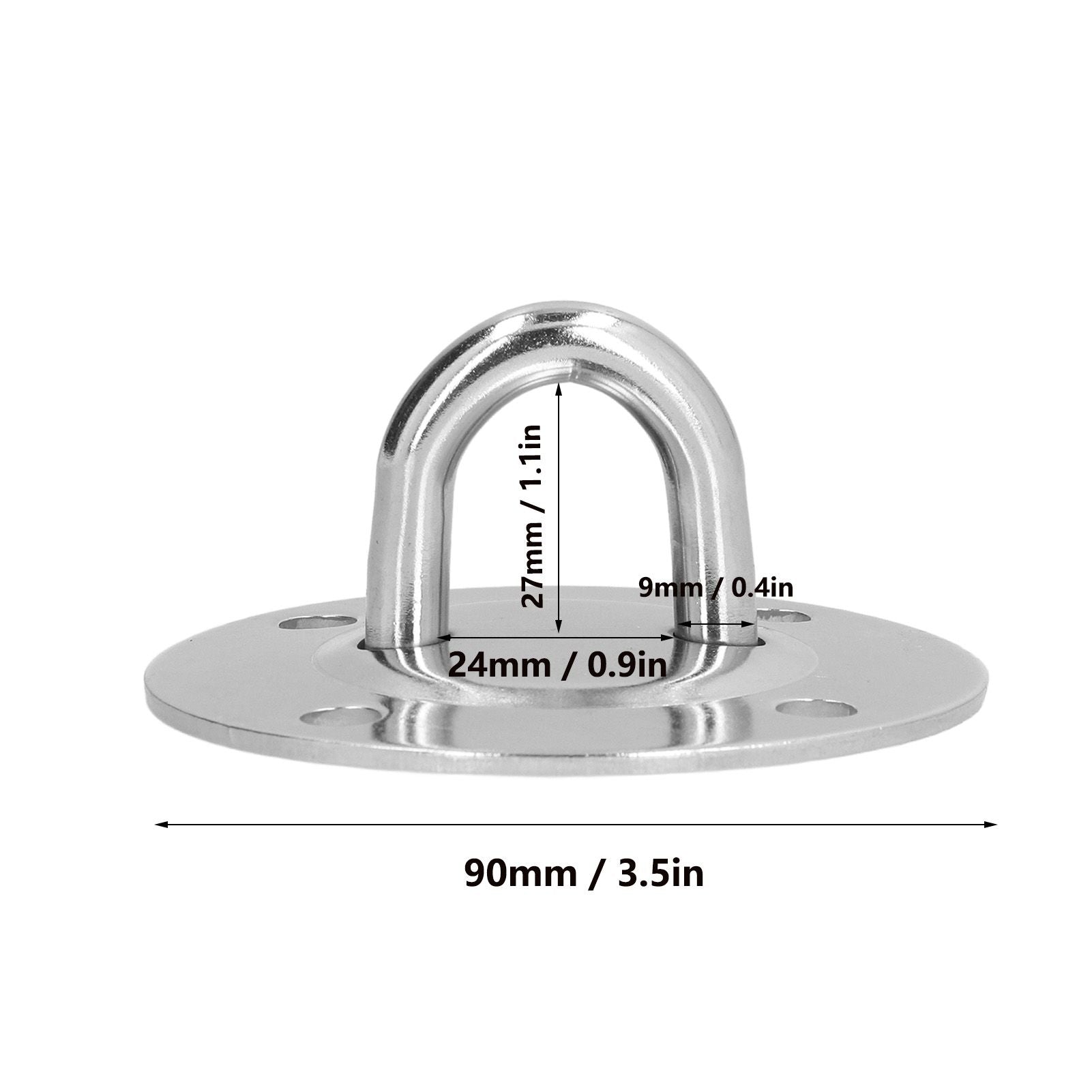 Yoga Hammock Hook Stainless Steel Swing Hook Punch Bag Ceiling Hook with Expansion Bolt for Gym V1294-YM0523-3114210131211